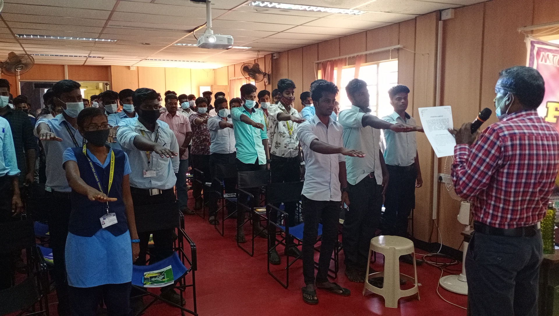 Gallery National Fire and Safety College in Karaikudi, Tamil Nadu, India